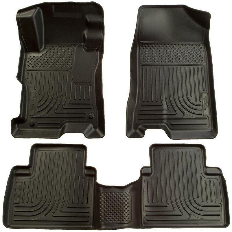 Husky Liners 06-09 Ford Fusion/07-09 Lincoln MKZ (FWD) WeatherBeater Combo Black Floor Liners-tuningsupply.com