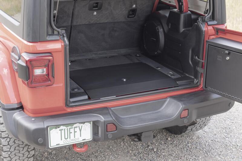 

Tuffy Products  - TFY358-01 - Tuffy Jl Locking Cubby Cover- Blk 2019+ Jl Wrangler - Shipped in Europe - Tuningsupply.com
