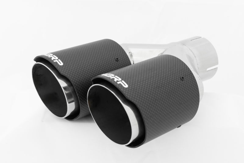 MBRP Universal Carbon Fiber Dual Tip 3.5in OD/2.5in Inlet-tuningsupply.com