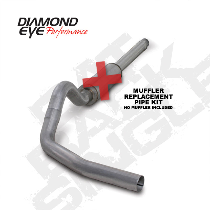 

Diamond Eye Performance  - DEPK4310A-RP - Diamond Eye KIT 4in Catback MFLR RPLCMENT PIPE Single AL: 94-97 FORD 7.3L F250/F350 PWRSTROKE - Shipped in Europe - Tuningsupply.com
