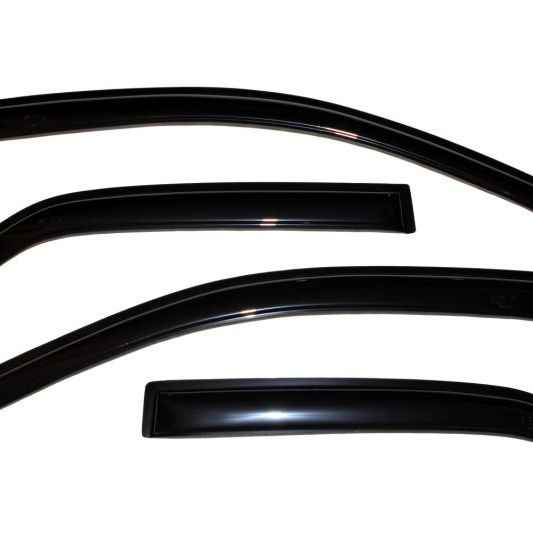 AVS 02-06 Mitsubishi Lancer Ventvisor Outside Mount Window Deflectors 4pc - Smoke-tuningsupply.com