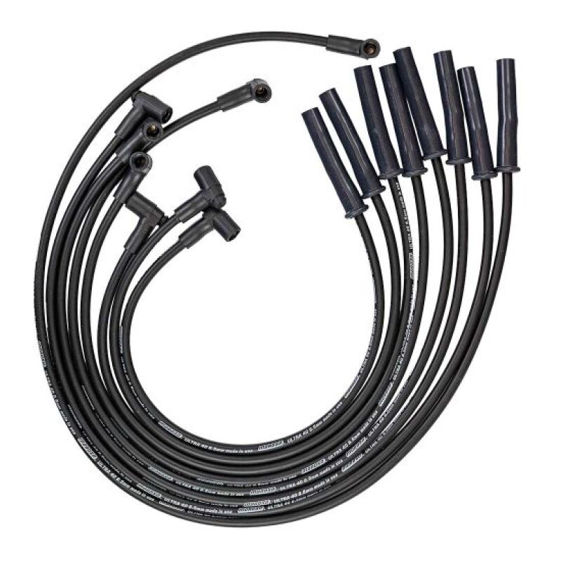

Moroso 73759 - MOR73759 - Moroso GM BBC 366-454 HEI-Style w/Coil In Cap Ultra 40 8.5mm Multi-Angle Spark Plug Wire Set - Blk - Shipped in Europe - Tuningsupply.com
