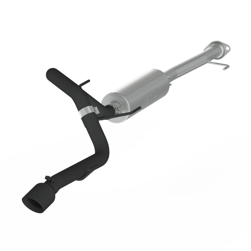 MBRP 10-18 Toyota 4 Runner BLK 4in O.D Tip Single Rear Exit 2.5in Cat Back Exhaust-tuningsupply.com