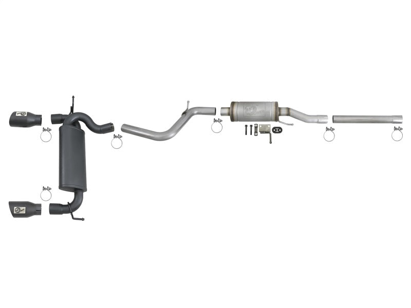 

aFe 49-48062-B - AFE49-48062-B - aFe Rebel Series 2.5in 409 SS Cat-Back Exhaust w/ Black Tips 2007+ Jeep Wrangler (JK) V6 3.6L/3.8L - Shipped in Europe - Tuningsupply.com
