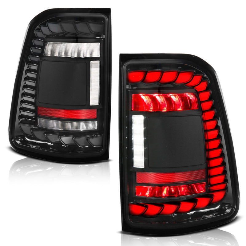

ANZO 311480A - ANZ311480A - ANZO 19-24 RAM 1500 (Factory Halogen Models) Full LED Tail Lights SeqSig Black - Pair - Shipped in Europe - Tuningsupply.com
