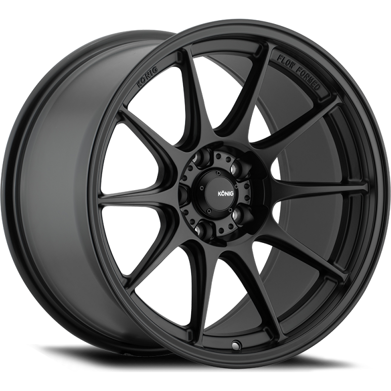 Konig Dekagram 19x9.5B 5x114.3 ET35 Semi-Matte Black-tuningsupply.com