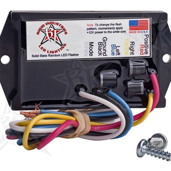 Rigid Industries 3 Amp LED Flasher - 2 Output - 12 Volt-Light Accessories and Wiring-Rigid Industries-RIG40312-SMINKpower Performance Parts