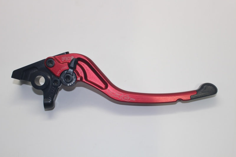 CRG 05-06 Kawasaki ZX6R/ RR/ 04-20 Suzuki GSXR600-1000R/ 06-17 Triumph Brake Lever -Std Red-tuningsupply.com