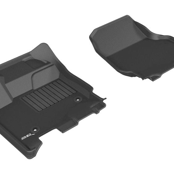 3D MAXpider 2015-2020 Ford F-150 Sprcab/Sprcrew Kagu 1st Row Floormat - Black-tuningsupply.com