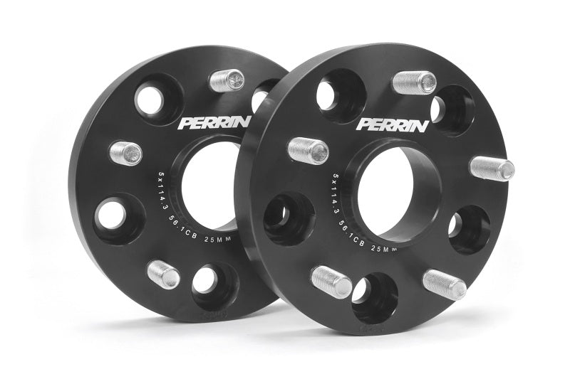 

Perrin Performance PSP-WHL-025BK - PERPSP-WHL-025BK - PERRIN Subaru 25mm Wheel Spacers 5x114.3 BP w/56mm Hub - Black - Shipped in Europe - Tuningsupply.com
