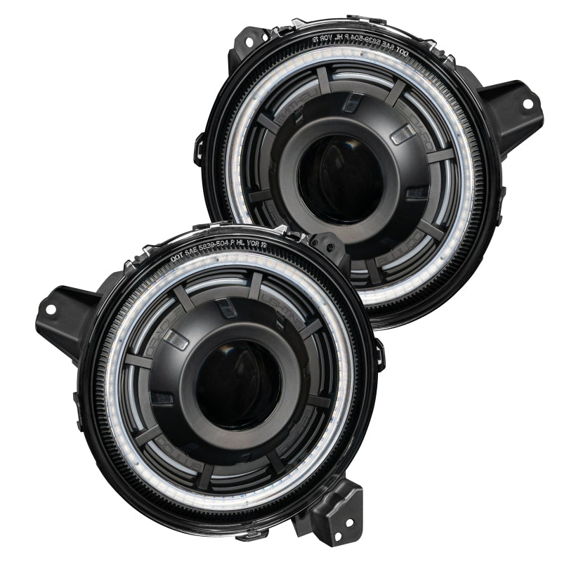 Oracle Oculus Bi-LED Projector Headlights for Jeep JL/Gladiator JT - w/ Simple Cntrl SEE WARRANTY-tuningsupply.com