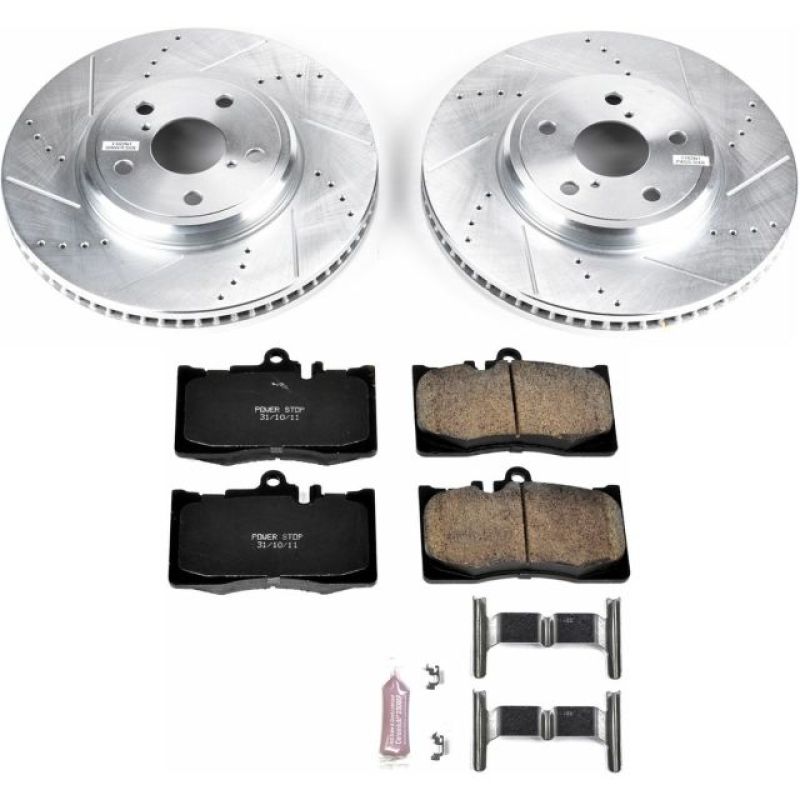 

PowerStop K2327 - PSBK2327 - Power Stop 01-06 Lexus LS430 Front Z23 Evolution Sport Brake Kit - Shipped in Europe - Tuningsupply.com
