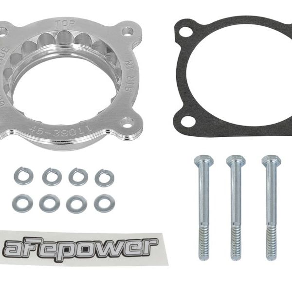 aFe Silver Bullet Throttle Body Spacer 10-18 Toyota FJ Cruiser V6 4.0L-tuningsupply.com