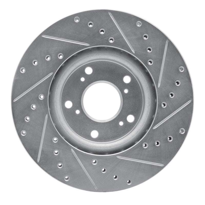 

R1 Concepts 631-59045L - RNC631-59045L - R1 06-15 Honda Civic Si Front Left Drilled & Slotted Silver Brake Rotor - Shipped in Europe - Tuningsupply.com
