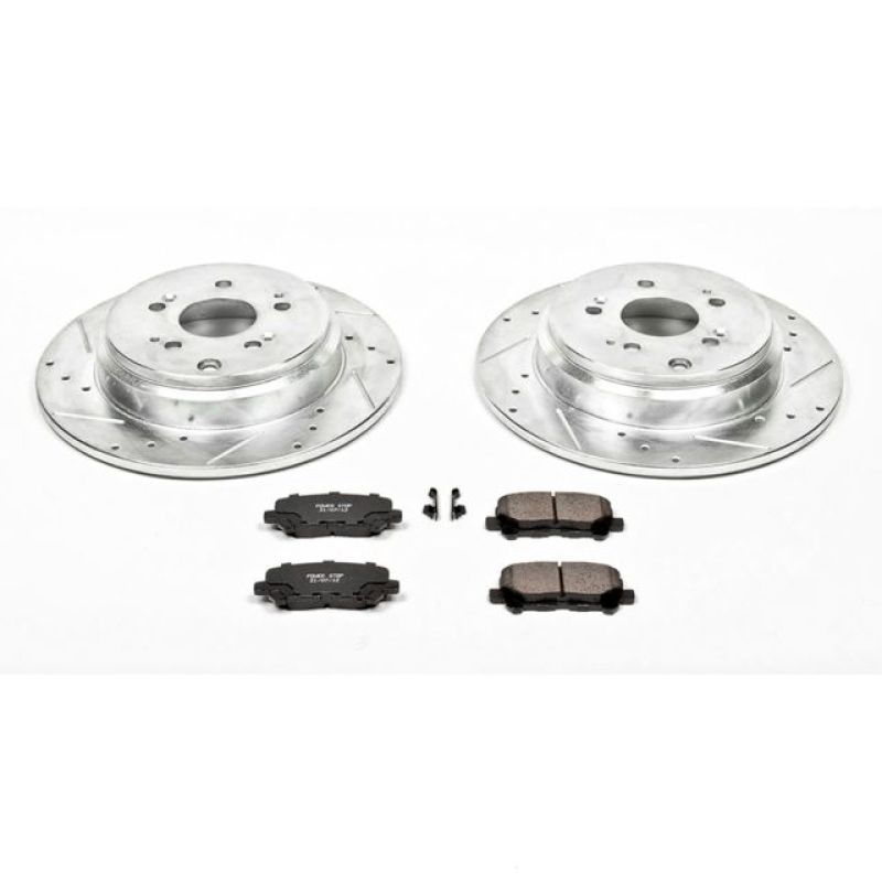 Power Stop 07-13 Acura MDX Rear Z23 Evolution Sport Brake Kit-tuningsupply.com