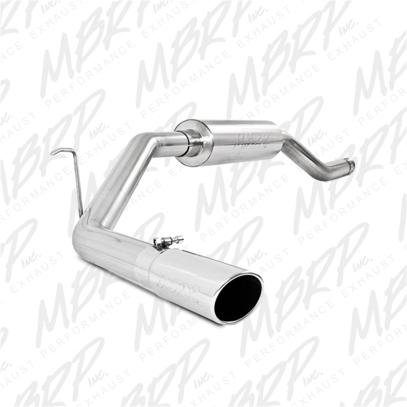 MBRP 00-06 Toyota Tundra All 4.7L Models Resonator Back Single Side Exit Aluminized Exhaust System-tuningsupply.com