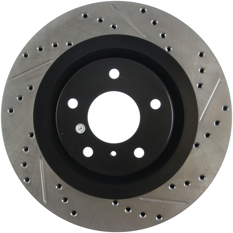 

Stoptech 127.42080L - STO127.42080L - StopTech 06-07 350Z / 05-07 G35 exp Sport/ 06-07 G35X SportStop Slotted & Drilled Front Left Rotor - Shipped in Europe - Tuningsupply.com
