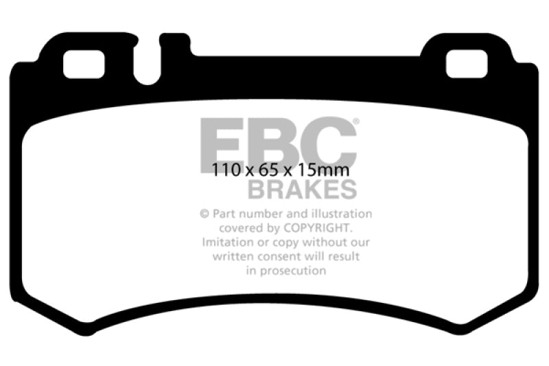 
  

EBC DP41490R - EBCDP41490R - EBC 03-06 Mercedes-Benz CL55 AMG 5.4 Supercharged Yellowstuff Rear Brake Pads - Shipped in Europe - Tuningsupply.com

