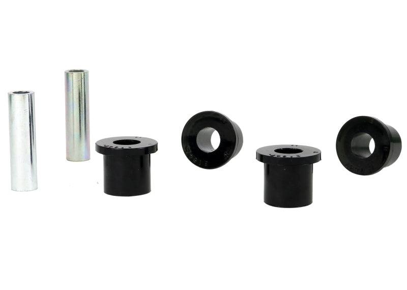 

Whiteline W71647 - WHLW71647 - Whiteline Plus 97-05 Nissan Frontier D22 2WD Rear Spring Eye and Shackle Bushing - Shipped in Europe - Tuningsupply.com
