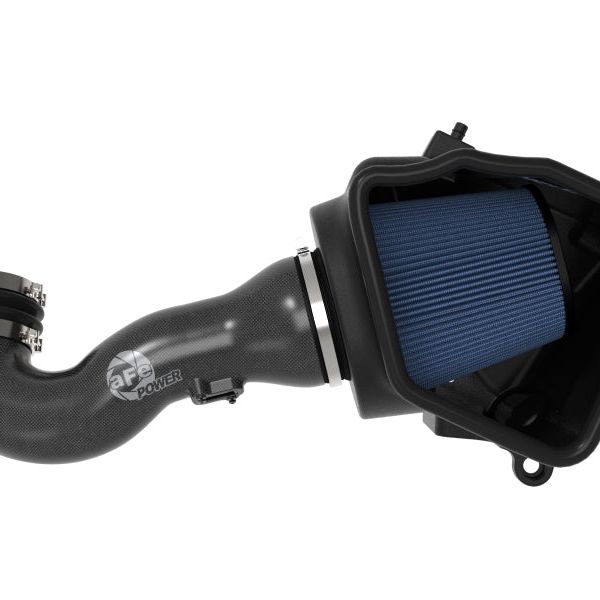 aFe 19-20 GM Trucks 5.3L/6.2L Track Series Carbon Fiber Cold Air Intake System With Pro 5R Filters-tuningsupply.com