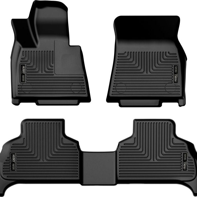 Husky Liners 19-23 BMW X5 Weatherbeater Black Front & 2nd Seat Floor Liners-tuningsupply.com