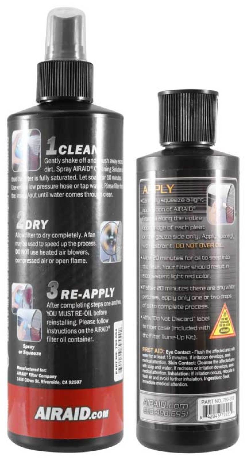 

Airaid  - AIR790-550 - Airaid Renew Kit - 12oz Cleaner / 8oz Squeeze Oil - Shipped in Europe - Tuningsupply.com
