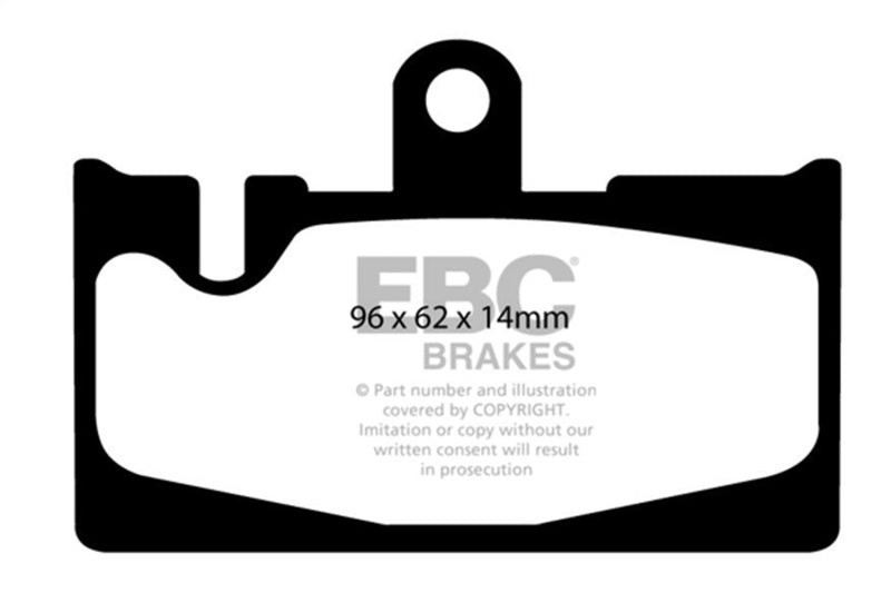 EBC 01-06 Lexus LS430 4.3 Yellowstuff Rear Brake Pads-tuningsupply.com