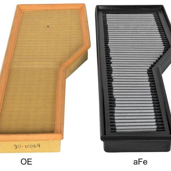 aFe Magnum FLOW Pro DRY S OE Replacement Filter 04-08 Porsche 911 Carrera (997) H6 3.6L-tuningsupply.com