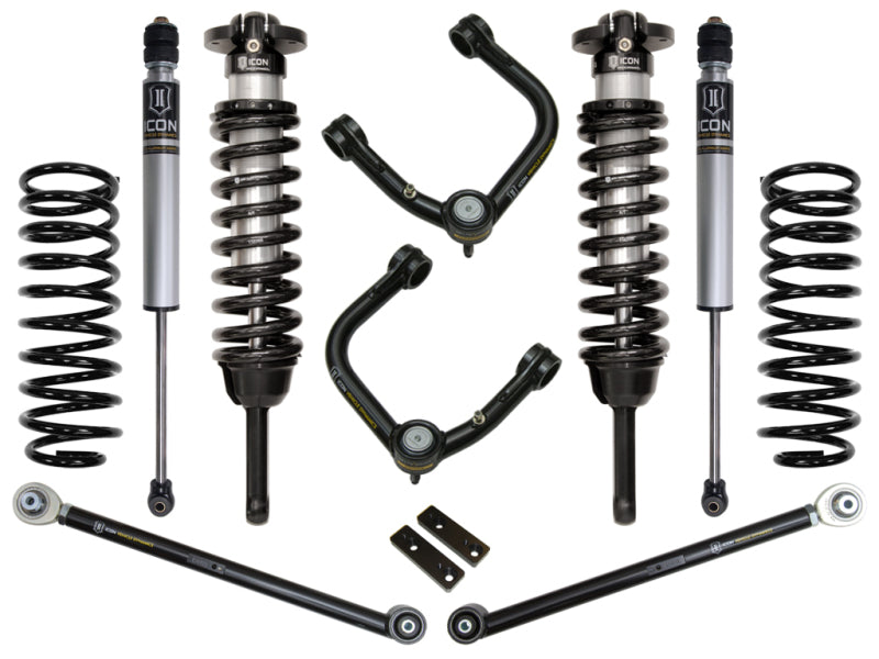 
  

ICON  - ICOK53053T - ICON 03-09 Toyota 4Runner/FJ 0-3.5in Stage 3 Suspension System w/Tubular Uca - Shipped in Europe - Tuningsupply.com

