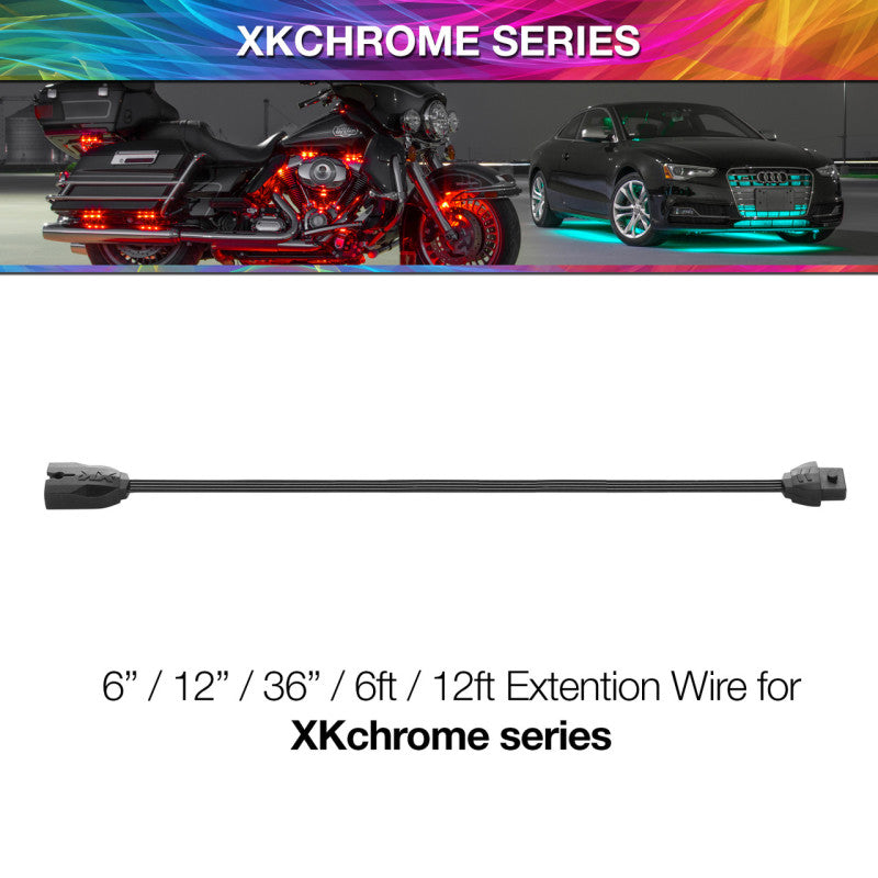

XKGLOW XK-4P-WIRE-6 - XKGXK-4P-WIRE-6 - XK Glow 6 Inch - 4 Pin Extension Wire for XKchrome & 7 Color Series - Shipped in Europe - Tuningsupply.com
