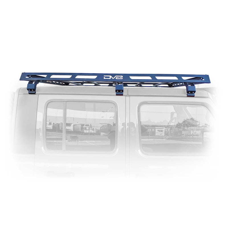 DV8 Offroad 07-18 Jeep Wrangler JK 4 DR / JL 2 DR & JT / 18+ Gladiator Roof Rack-tuningsupply.com