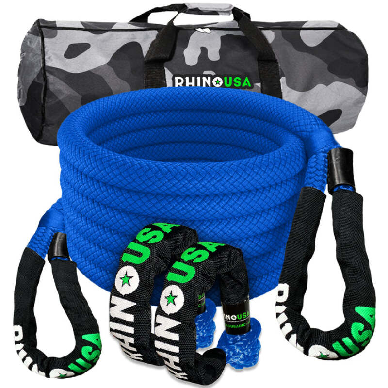 
  

Rhino USA  - RSARG-KRKIT78X30-BLU - Rhino USA 7/8In X 30Ft Kinetic Rope Recovery Kit W/Soft Shackles (Blue) - Shipped in Europe - Tuningsupply.com

