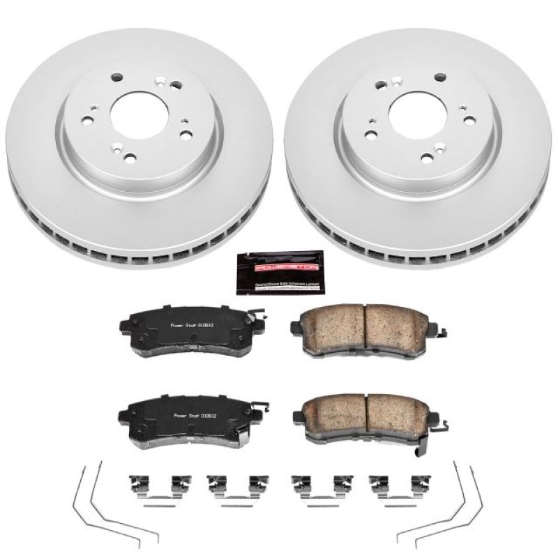 

PowerStop CRK5432 - PSBCRK5432 - Power Stop 12-15 Honda Crosstour Front Z17 Evolution Geomet Coated Brake Kit - Shipped in Europe - Tuningsupply.com
