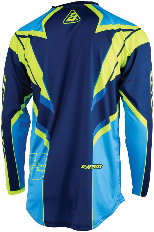 Answer 25 Syncron Envenom Jersey Blue/Hyper Acid - Medium-tuningsupply.com