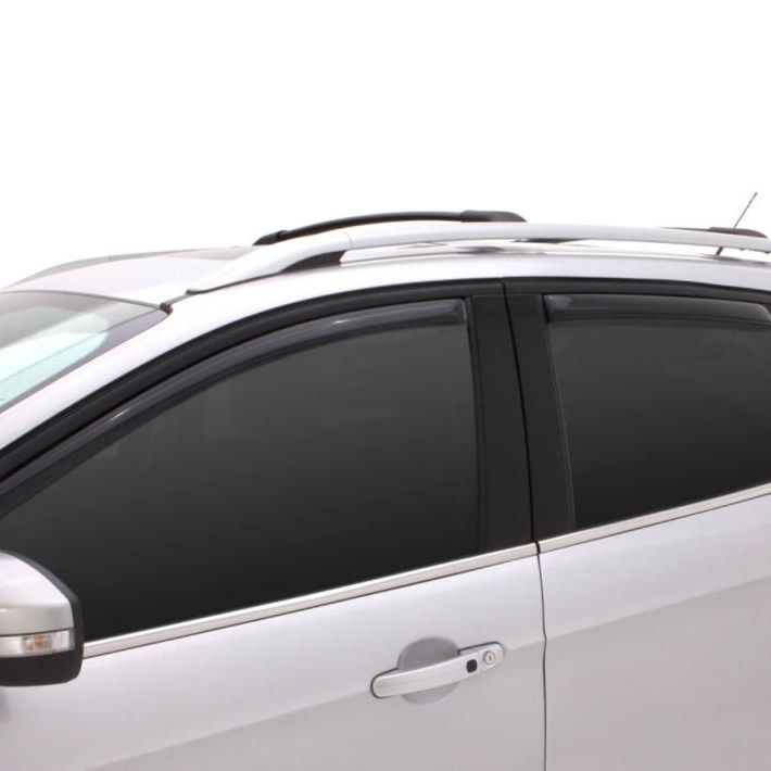 AVS 14-18 Mazda 3 Hatch Ventvisor In-Channel Front & Rear Window Deflectors 4pc - Smoke-tuningsupply.com