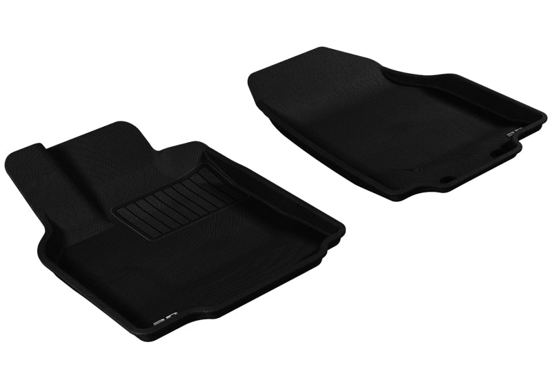 3D MAXpider 2007-2015 Mazda CX-9 Kagu 1st Row Floormat - Black-tuningsupply.com