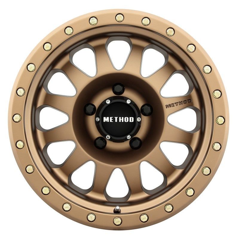 Method MR304 Double Standard 17x8.5 0mm Offset 5x5.5 108mm CB Method Bronze Wheel-tuningsupply.com