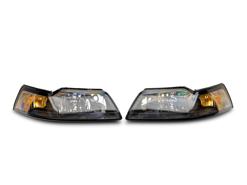 

Raxiom 413419 - RAX413419 - Raxiom 99-04 Mustang Axial Series OEM Style Replacement Headlights- Black Housing (Clear Lens) - Shipped in Europe - Tuningsupply.com
