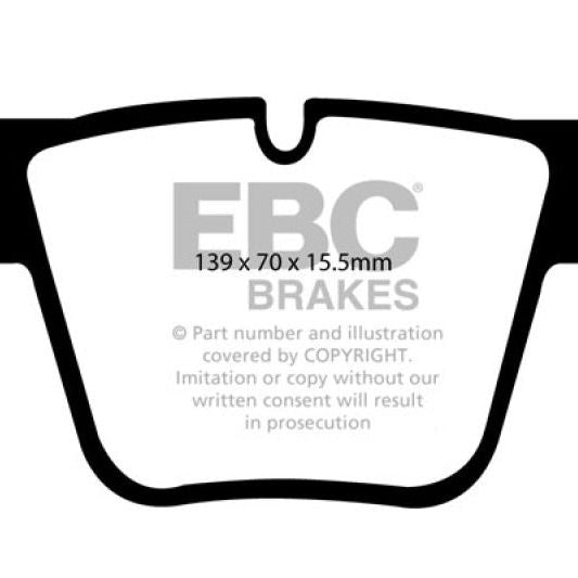 

EBC DP31941C - EBCDP31941C - EBC 07-11 Mercedes-Benz CL63 AMG 6.2 Redstuff Front Brake Pads - Shipped in Europe - Tuningsupply.com
