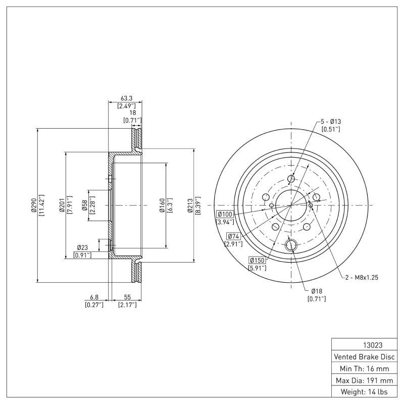 

DFC 600-13023 - DFC600-13023 - DFC 10-25 Scion FR-S Rear Brake Rotor - Shipped in Europe - Tuningsupply.com
