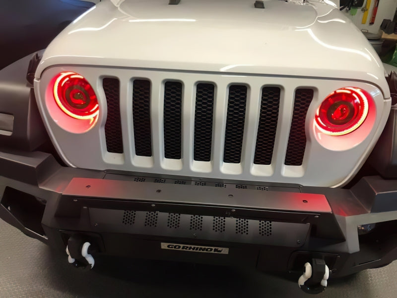 Oracle Oculus Bi-LED Projector Headlights for Jeep JL/Gladiator JT - w/ Simple Cntrl SEE WARRANTY-tuningsupply.com