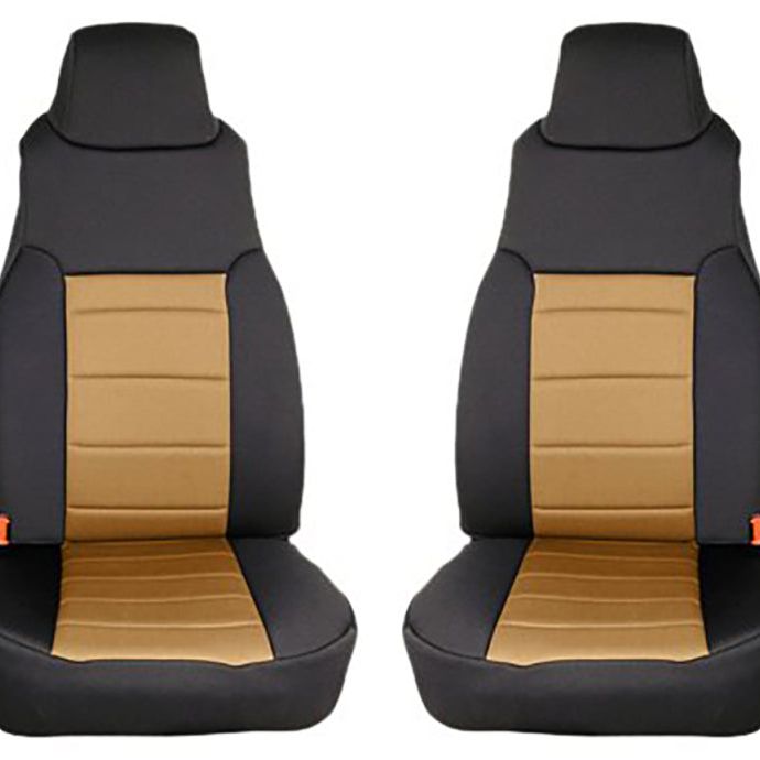 Rugged Ridge Neoprene Front Seat Covers 97-02 Jeep Wrangler TJ-Seats-Rugged Ridge-RUG13210.04-SMINKpower Performance Parts