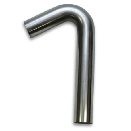 Vibrant 1.875in O.D. T304 SS 120 deg Mandrel Bend 4in x 12in leg lengths (1.875in Centerline Radius)-Steel Tubing-Vibrant-VIB13005-SMINKpower Performance Parts