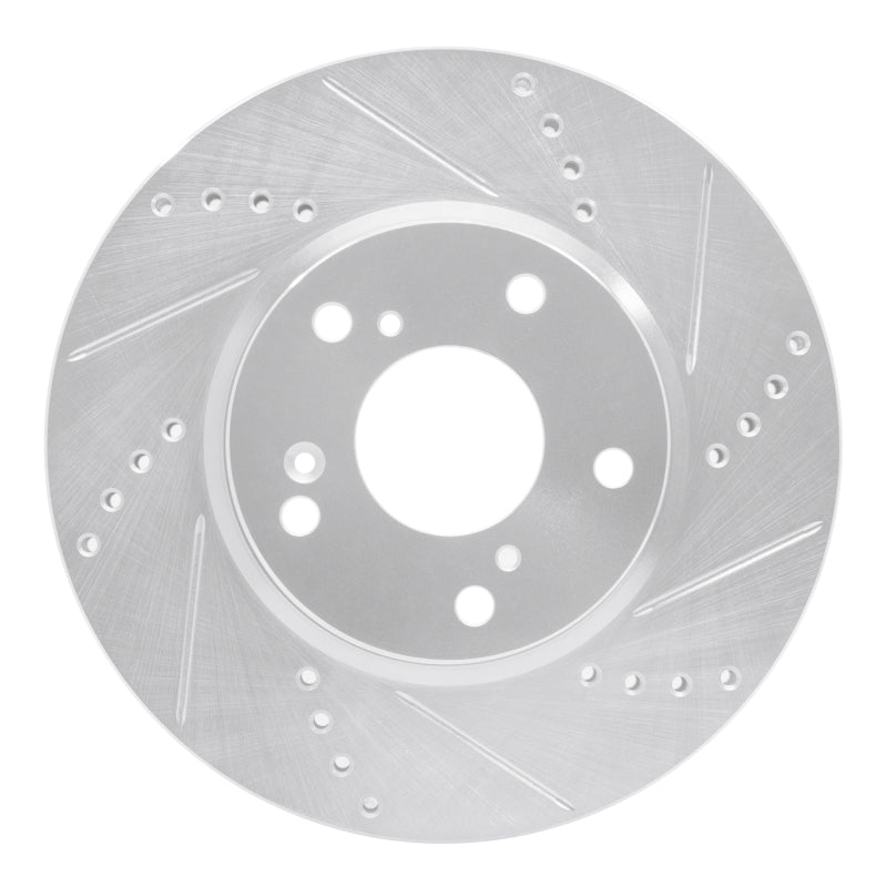 

R1 Concepts 631-59061R - RNC631-59061R - R1 16-25 Honda Civic Hatchback Front Right Drilled & Slotted Silver Brake Rotor - Shipped in Europe - Tuningsupply.com

