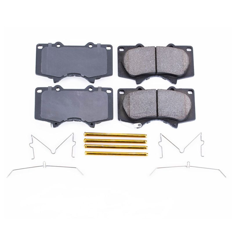

PowerStop 17-976B - PSB17-976B - Power Stop 10-19 Toyota 4Runner Front Z17 Evolution Ceramic Brake Pads w/Hardware - Shipped in Europe - Tuningsupply.com
