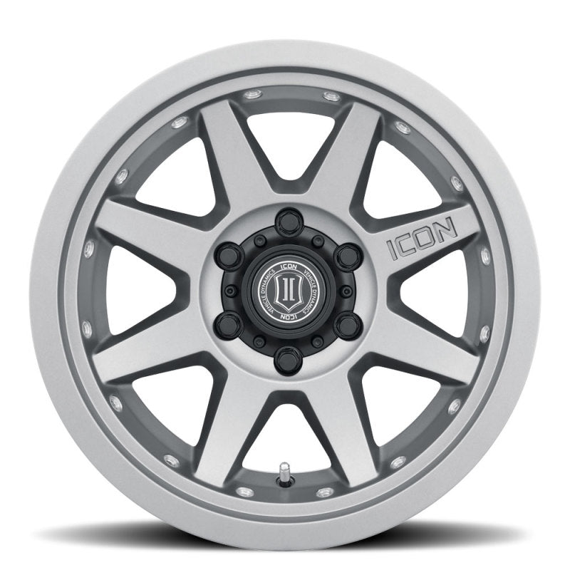 

ICON 21817856350TT - ICO21817856350TT - ICON Rebound Pro 17x8.5 6x135 6mm Offset 5in BS 87.1mm Bore Titanium Wheel - Shipped in Europe - Tuningsupply.com
