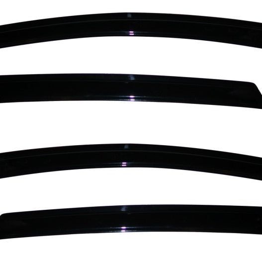 AVS 09-18 Ford Fiesta (Sedan & Hatch) Ventvisor Outside Mount Window Deflectors 4pc - Smoke-tuningsupply.com