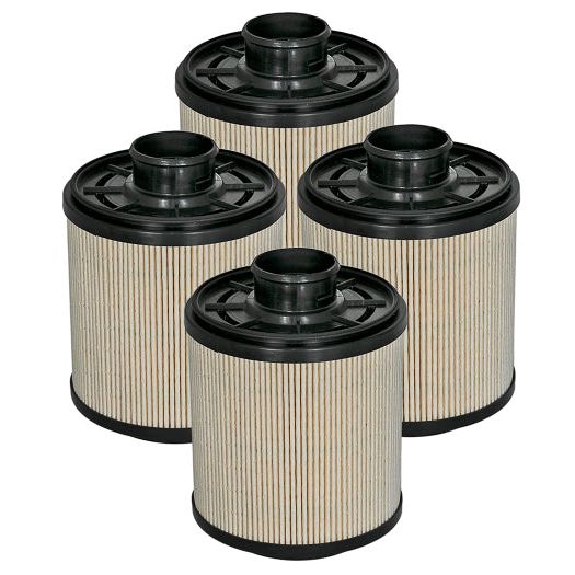 aFe Pro GUARD D2 Fuel Filter 11-17 Ford Diesel Trucks V8 6.7L (td) (4 Pack)-tuningsupply.com