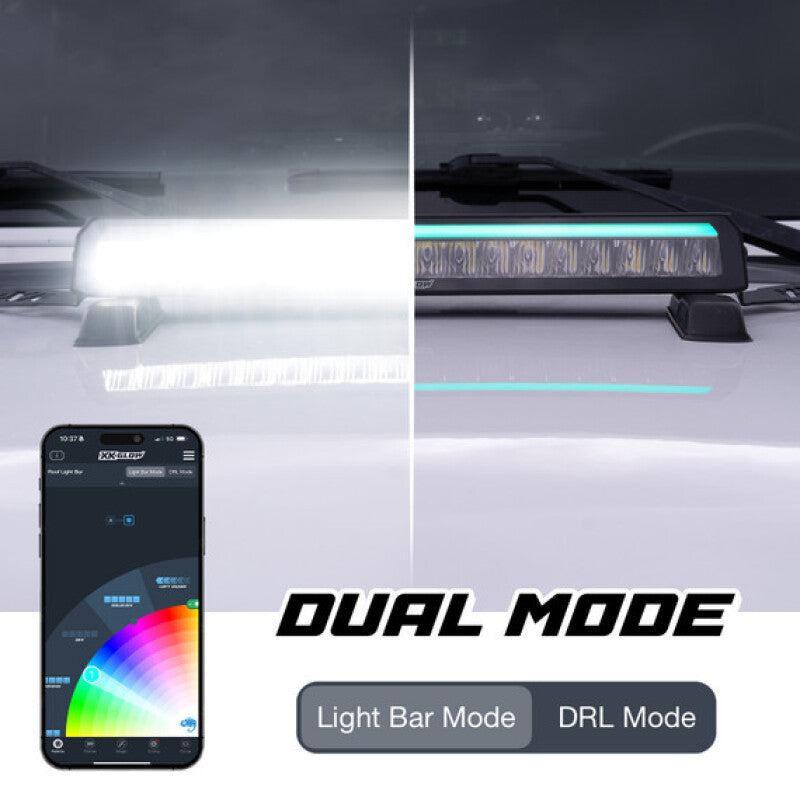 

XKGLOW MX-BAR-10 - XKGMX-BAR-10 - XK Glow XKmax 10in Offroad Light Bar w/ RGBW Chasing DRL & App Control - Shipped in Europe - Tuningsupply.com
