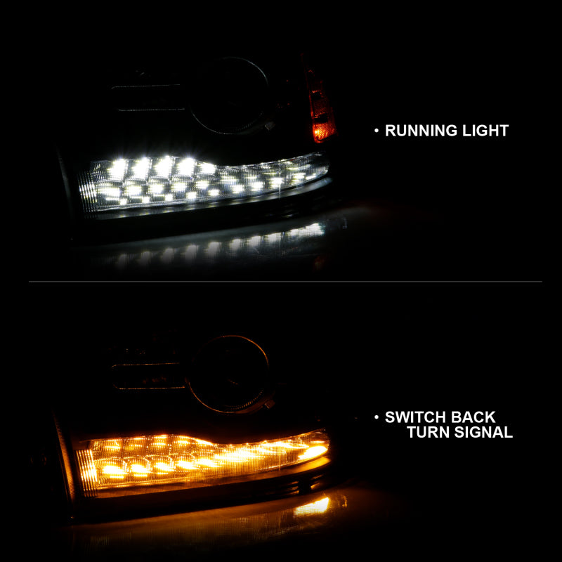 

ANZO 111489 - ANZ111489 - ANZO 2009-2018 Dodge Ram 1500 Projector Headlights Plank Style Halo w/Switchback Matte Black - Shipped in Europe - Tuningsupply.com
